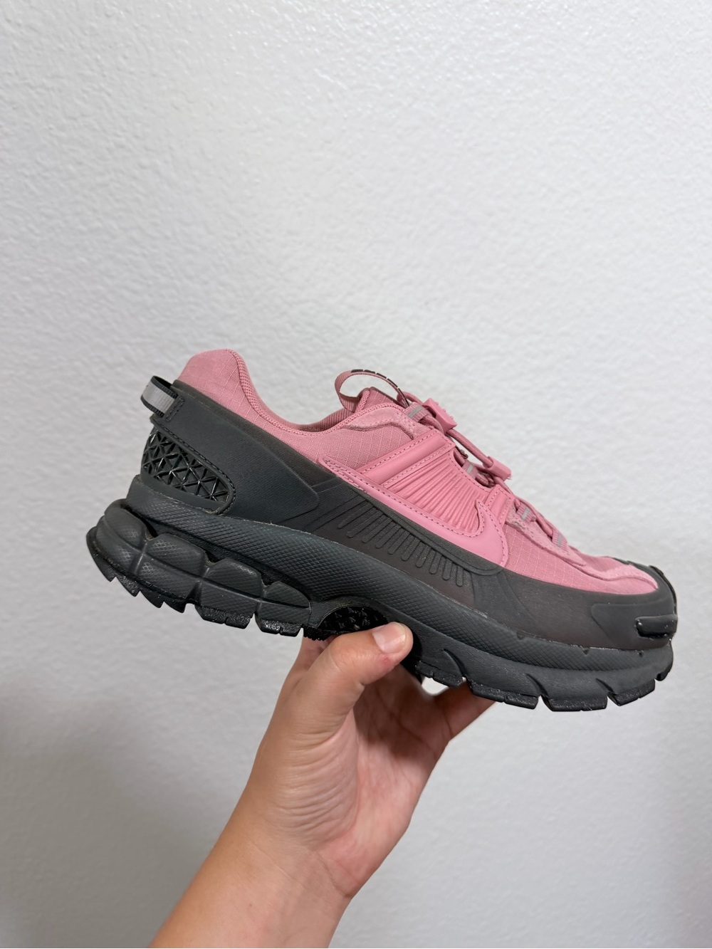 Nike Women’s Pink and Black Vomero Trail Runner